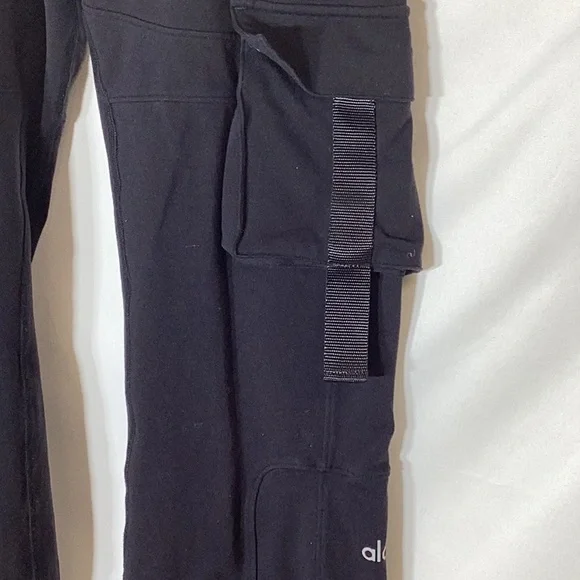 ALO YOGA High-Waist Catch The Vibe Flare Legging Black Size S - Picture 4 of 10